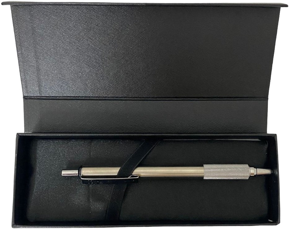 Bolígrafo Fino Retráctil F-701 c/Grip Tinta Negra Acero Inoxidabl Fino .7mm Zebra® 7912-00 [Estuche] 7501901608010 4