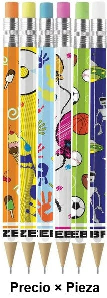 Lapicero Fun Pencil 0.7mm Col.Figuras Zebra® 6903-06 [Pieza] 7501901604142