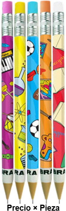 Lapicero Fun Pencil 0.7mm Col.Figuras Zebra® 6903-06 [Pieza] 7501901604142 2