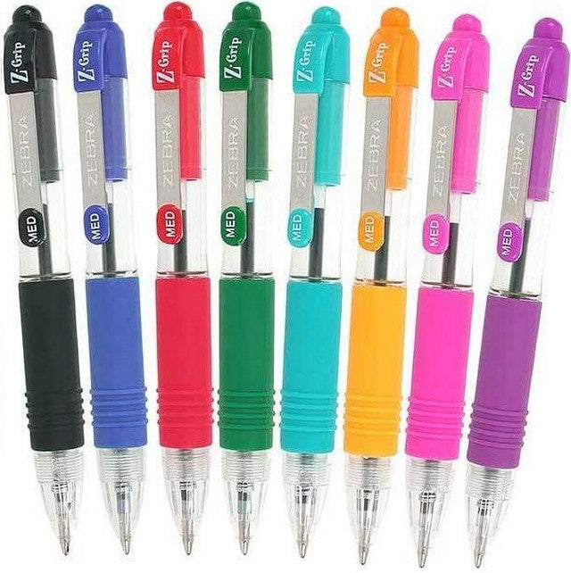 Bolígrafo Retráctil Mini Z-Grip Colores 1.0mm Zebra® 7907-06 [Pieza] 7501901606030