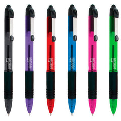 Bolígrafo c/Tapa med Z-Grip Neón Colores Medio Zebra® 7924-06 [Pieza] 4901681132287