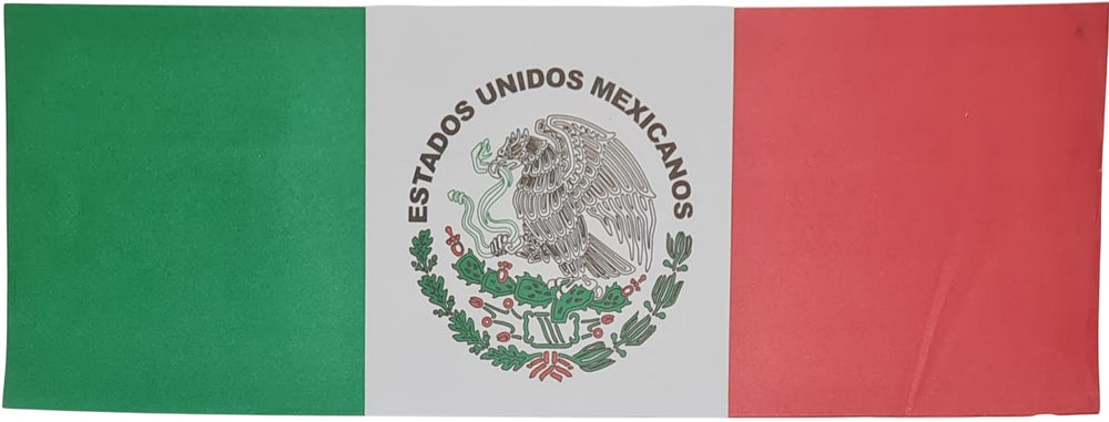 Bandera de México papel Bond Grande 46.8×17cm Diz&art® Pieza 7501688506097 01
