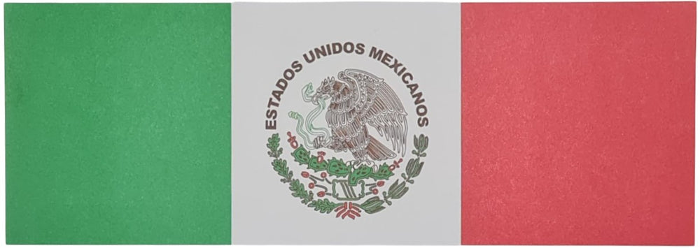 Bandera de México papel Bond Mediana 34×13cm Diz&art® Pieza 7501688506080 01