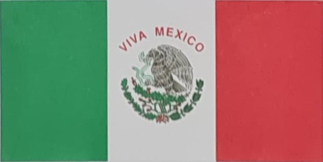 Bandera de México papel Bond Mini 15×7.5cm Diz&art® Pieza 7501688506066 01