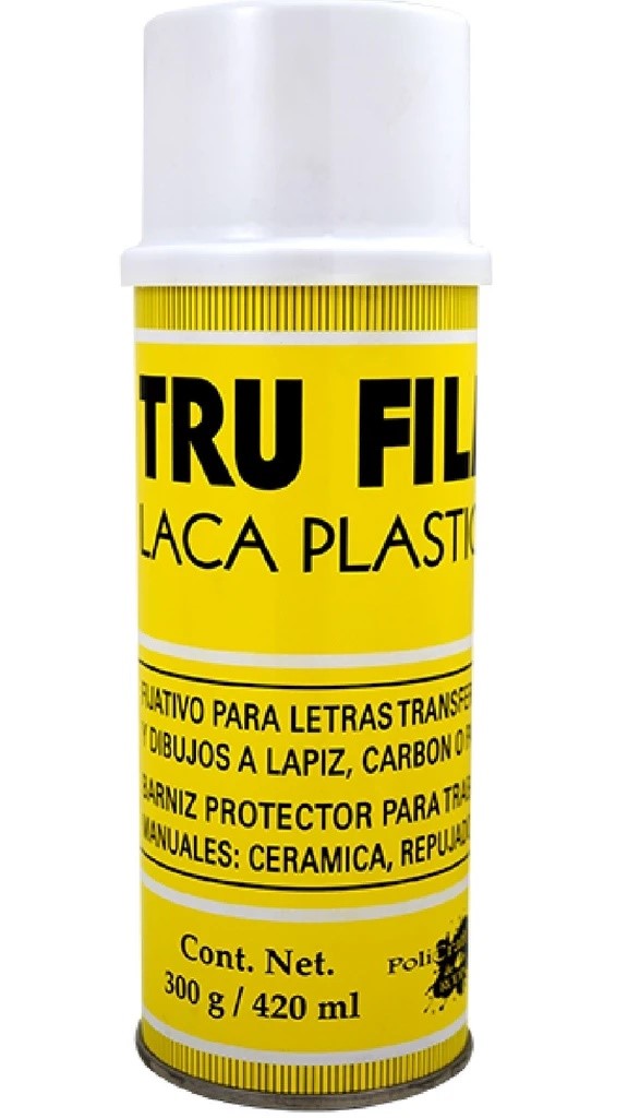 Laca Plástica Brillante en Aerosol 300g 420ml PoliCraft® 11414 [Aerosol] 7501139110187