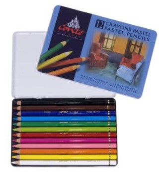 Lápiz p/Arte Crayons Pastel c/12 Colores Conté à Paris® 5443 Estuche 3013645000158