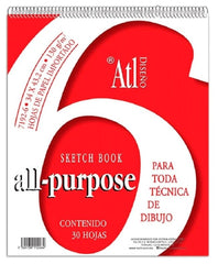 Block p/Arte MixMedia Papel Basik #6 30 hojas 34.3×43.2 Guarrô Casas® [Pieza] 7501139112464