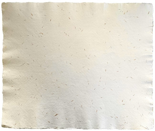 Papel Hecho a Mano Crema c/Espiga Blanco 50×60cm Nattura® PEX1+602 Hoja 01