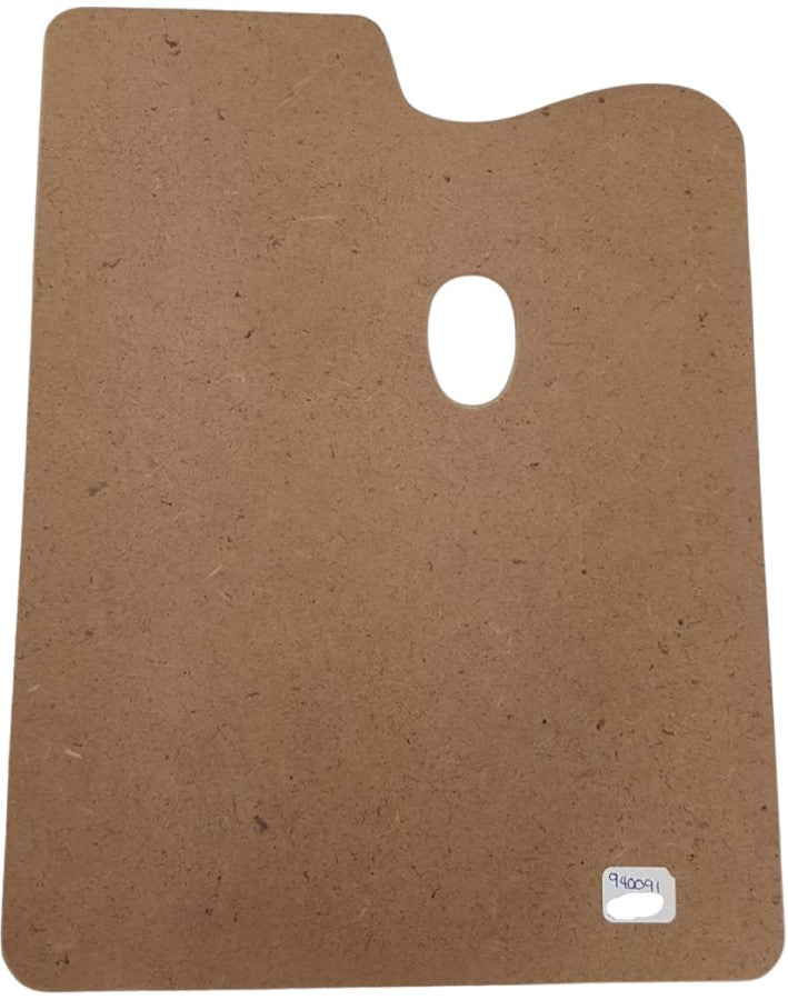 Paleta de Madera Ovalada #2 3mm 22.5×25cm Alt® [Pieza] 7501139137061