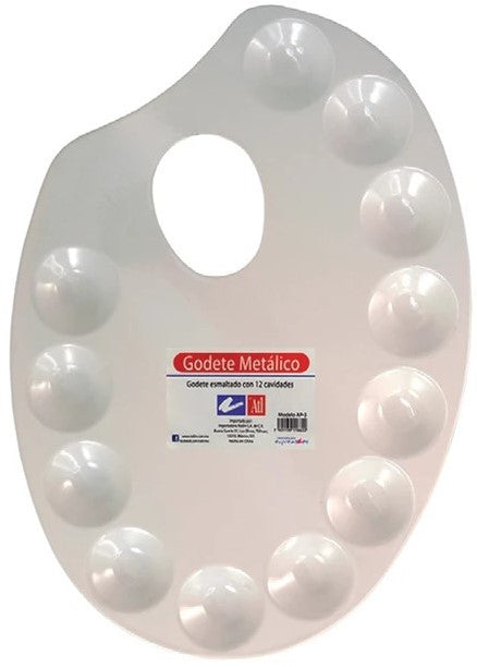 Godete de Lamina t/Paleta Esmaltada 12 Cavidades Alt® AP-3 [Pieza] 7501139116622