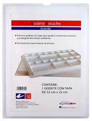 Godete de Plástico Rectangular c/Tapa 24 Cavidades 22×32cm Alt® [Pieza] 7501139117902
