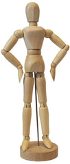 Maniquí de Madera Articulado Masculino 31cm Alt® [Pieza] 7501139143437 2