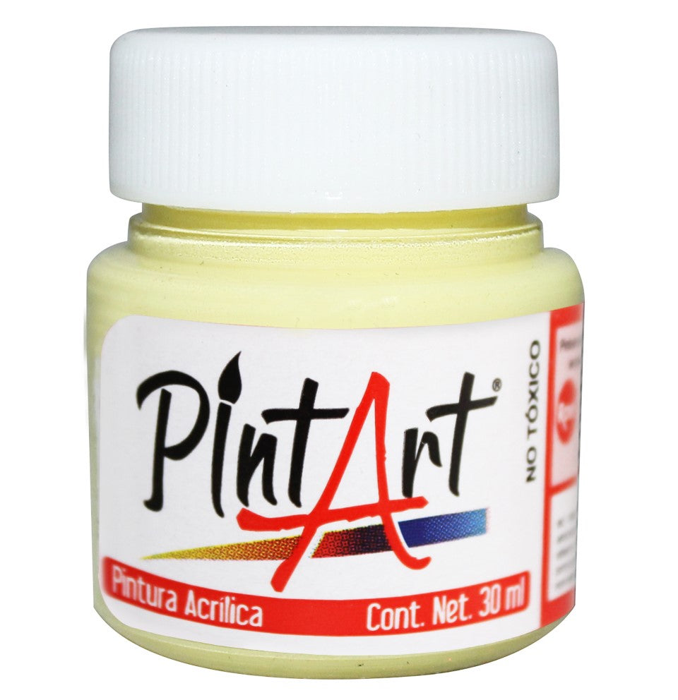 Pintura Acrílica PintArt Amarillo Pastel 30ml #209 PintArt® PPAEP03209 Pieza 7501858951078 01