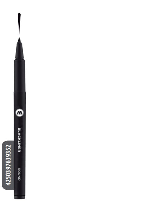 Estilógrafo Molotow Blackliner Negro Redonda MOLOTOW™ 22505 Pieza 4250397639352 01