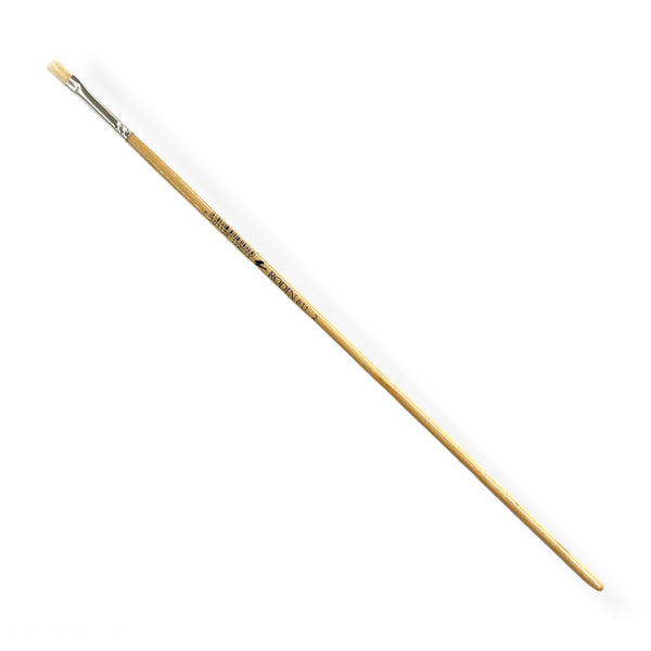 Pincel p/Oleo 811 Plano pelo Cerda #2 Natural Largo Rodin® 811-2 [Pieza] 7501139192015