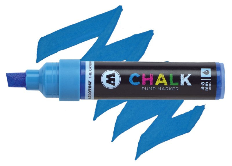 Marcador Molotow Chalk Azul Neón 4-8mm MOLOTOW™ 21646 Pieza 4250397622613 01
