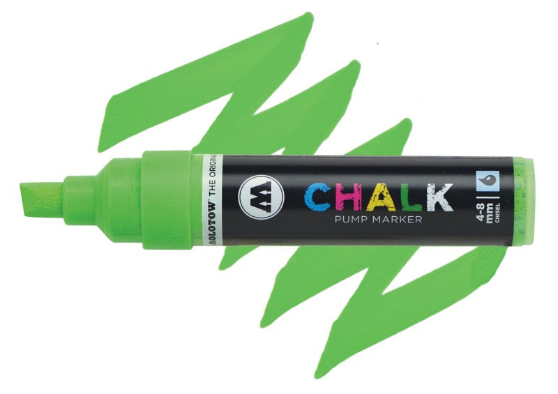 Marcador Molotow Chalk Verde Neón 4-8mm MOLOTOW™ 21647 Pieza 4250397622620 01