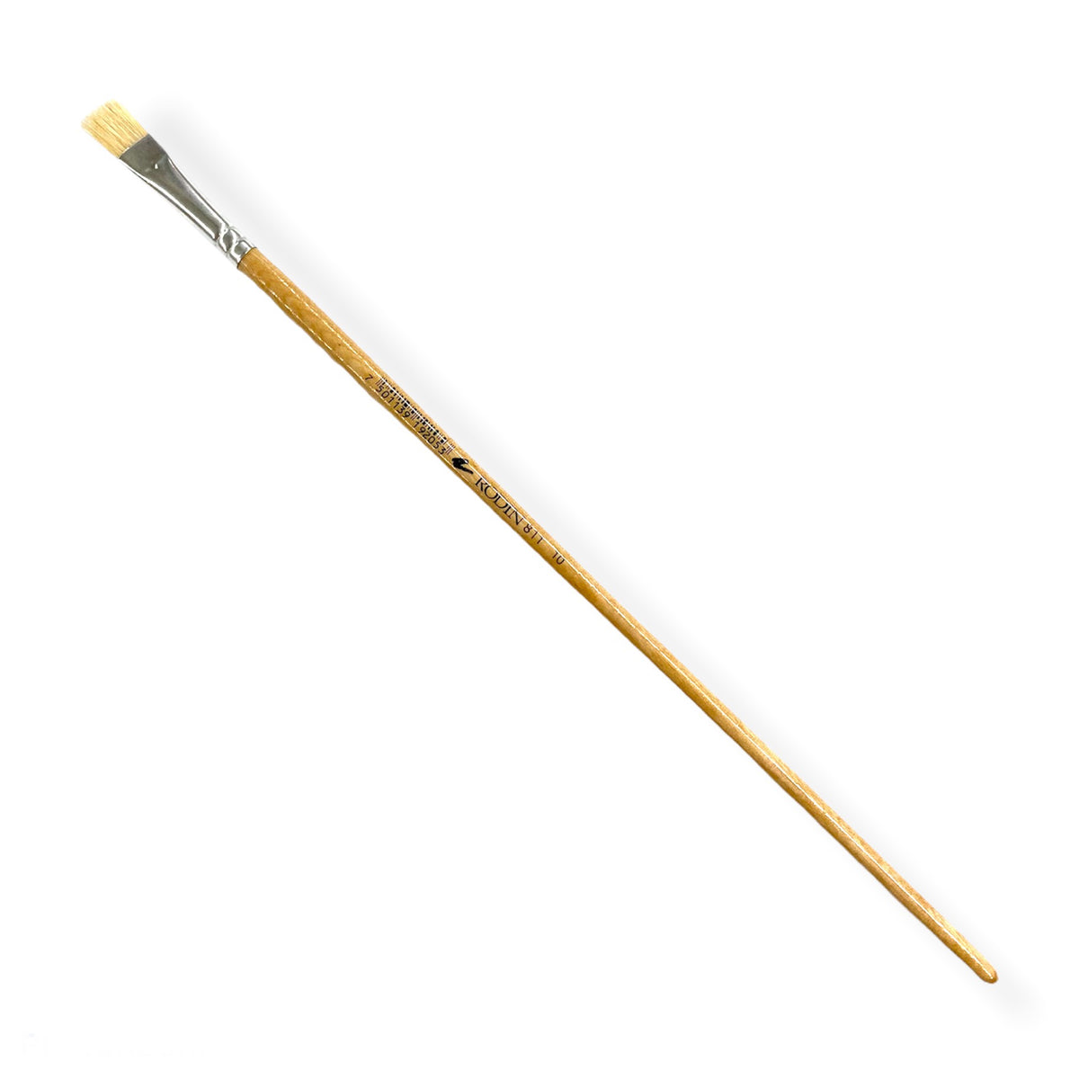 Pincel p/Oleo 811 Plano pelo Cerda #10 Natural Largo Rodin® 811-10 [Pieza] 7501139192053