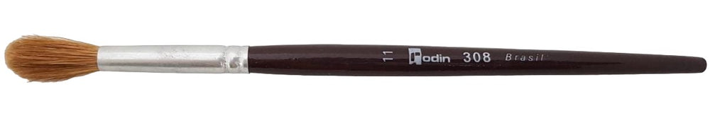 Pincel p/Acuarela 308 Redondo pelo de Marta #11 Vino Corto Rodin® 308-11 [Pieza]
