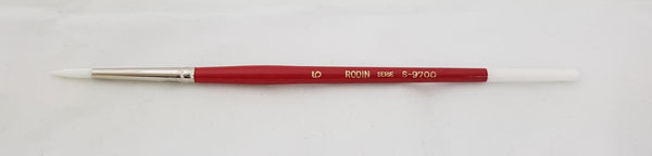 Pincel p/Acrílico 9700 Redondo Sintético #5 Blanco-Rojo Corto Rodin® 9700-5 [Pieza] 7501139129912