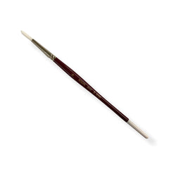 Pincel p/Acrílico 9700 Redondo Sintético #6 Blanco-Rojo Corto Rodin® 9700-6 [Pieza] 7501139129929