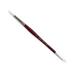 Pincel p/Acrílico 9700 Redondo Sintético #10 Blanco-Rojo Corto Rodin® 9700-10 [Pieza] 7501139129967