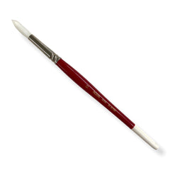 Pincel p/Acrílico 9700 Redondo Sintético #11 Blanco-Rojo Corto Rodin® 9700-11 [Pieza] 7501139129974