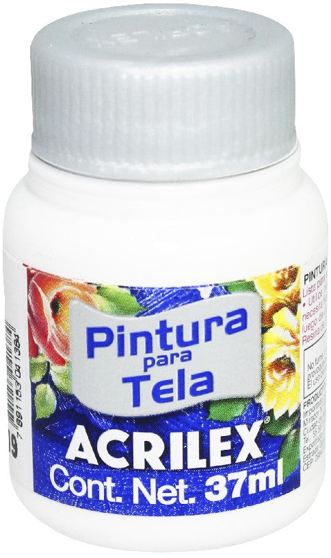 Pintura Textil Mate 37ml Blanco Acrilex® A04140519 [Pieza] 7891153041384