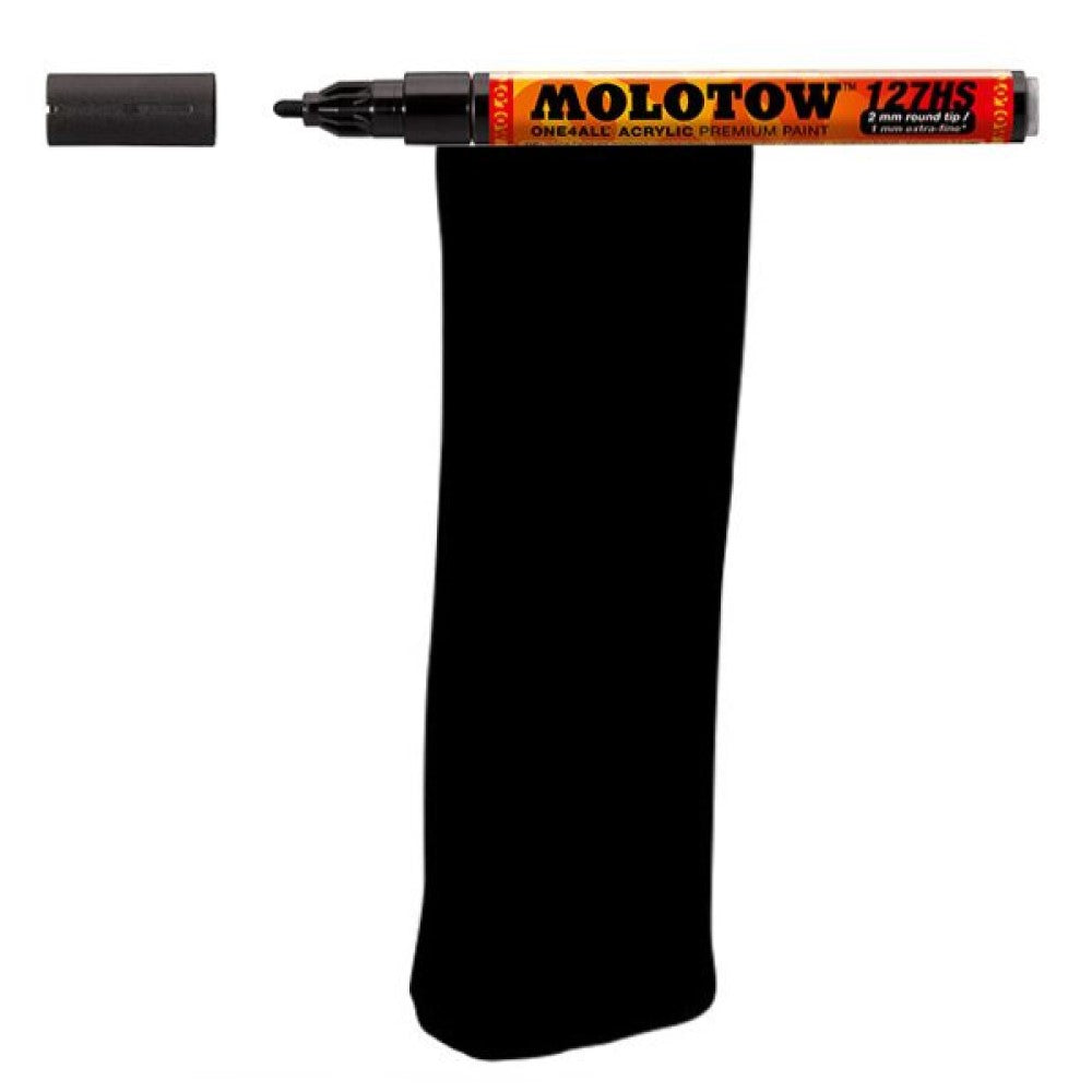 Marcador Molotow 127hs One 4 All Acrílico Signal Black 2mm MOLOTOW™ 180 Pieza 4250397600154 01