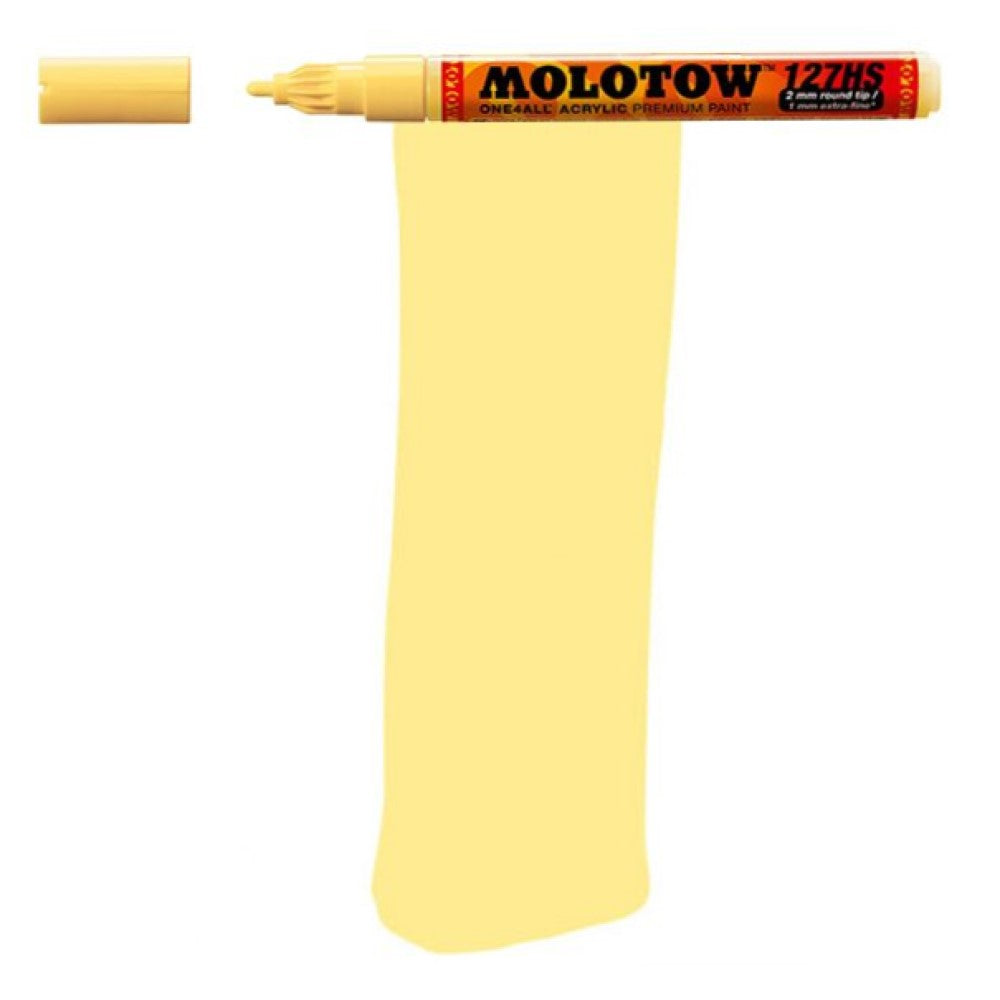 Marcador Molotow 127hs One 4 All Acrílico Vainilla Pastel 2mm MOLOTOW™ 115 Pieza 4250397600161 01