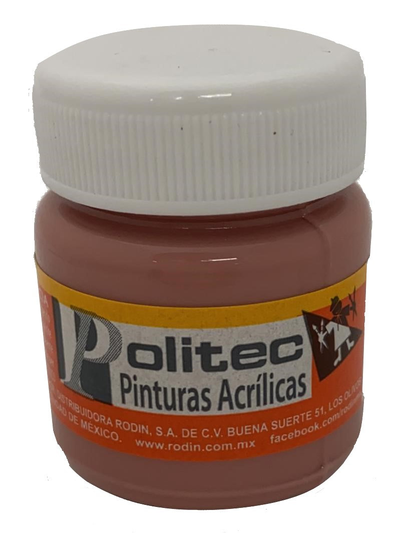 Pintura Acrílica Línea300 30ml Rosa Palo Politec® #338 Pieza 7501230033828 01