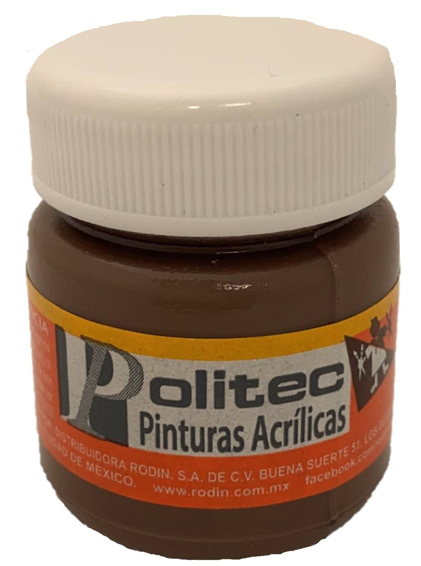 Pintura Acrílica Línea300 30ml Canela Politec® #339 Pieza 7501230033927 01