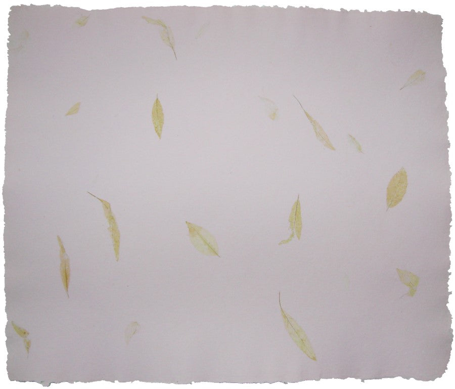 Papel Hecho a Mano c/Hoja Clara Rosa 20×30cm Nattura® PEX1+209 Hoja 01