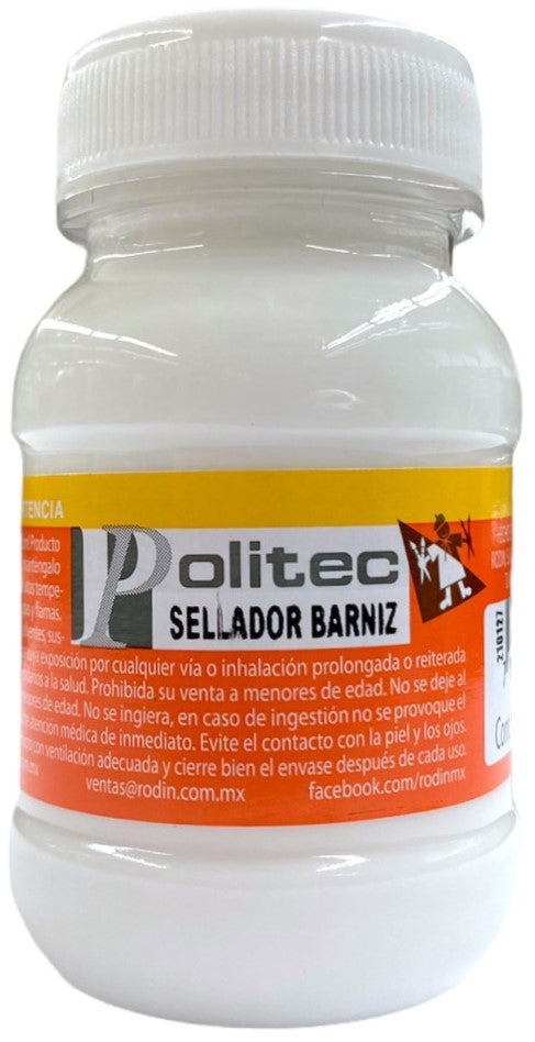 Barniz Sellador 100ml Politec® 14369 [Pieza] 7501230060138