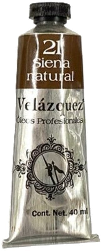 Pintura Oleo Velázquez Siena Natural 40ml T-14 Roel® P04001421 Tubo 7501858914059 01