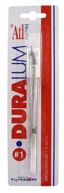 Cuchilla Escalpelo Mango Duralum Blíster Alt® RNM1000 [Pieza] 7501139111849