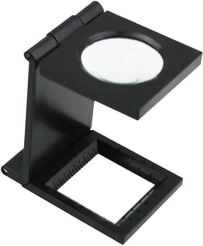 Lupa Cuenta Hilos Plástico 31mm 5.5X Negro 1"×1" Roel® N37008830 [Pieza] 7501858911003