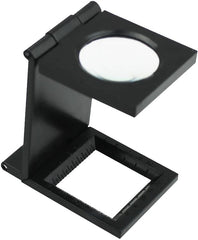 Lupa Cuenta Hilos Plástico 31mm 5.5X Negro 1"×1" Roel® N37008830 [Pieza] 7501858911003