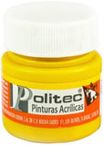 Pintura Acrílica Línea300 30ml Amarillo Medio Politec® #318 Pieza 7501230031824 01