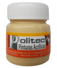 Pintura Acrílica Línea300 30ml Amarillo Claro Politec® #327 Pieza 7501230032722 01