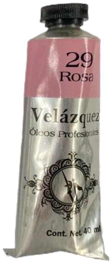 Pintura Oleo Velázquez Rosa 40ml T-14 Roel® P04001429 Tubo 7501858972066 01