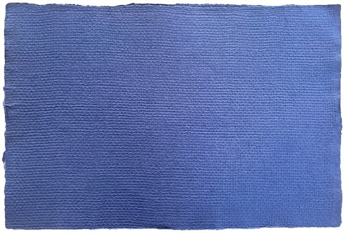 Papel Hecho a Mano Yute AzulMarino 40×60cm La Ceiba® Hoja 01