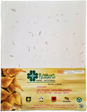 Papel Hecho a Mano Blanco c/Espiga 185g c/20 Hojas Carta Nattura® PEX1+601 Paquete 01