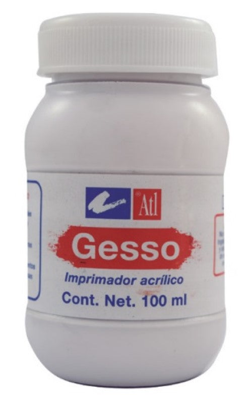 Gesso Imprimador Acrílico Blanco 500ml Atl® 12726 [Pieza] 7501139121374