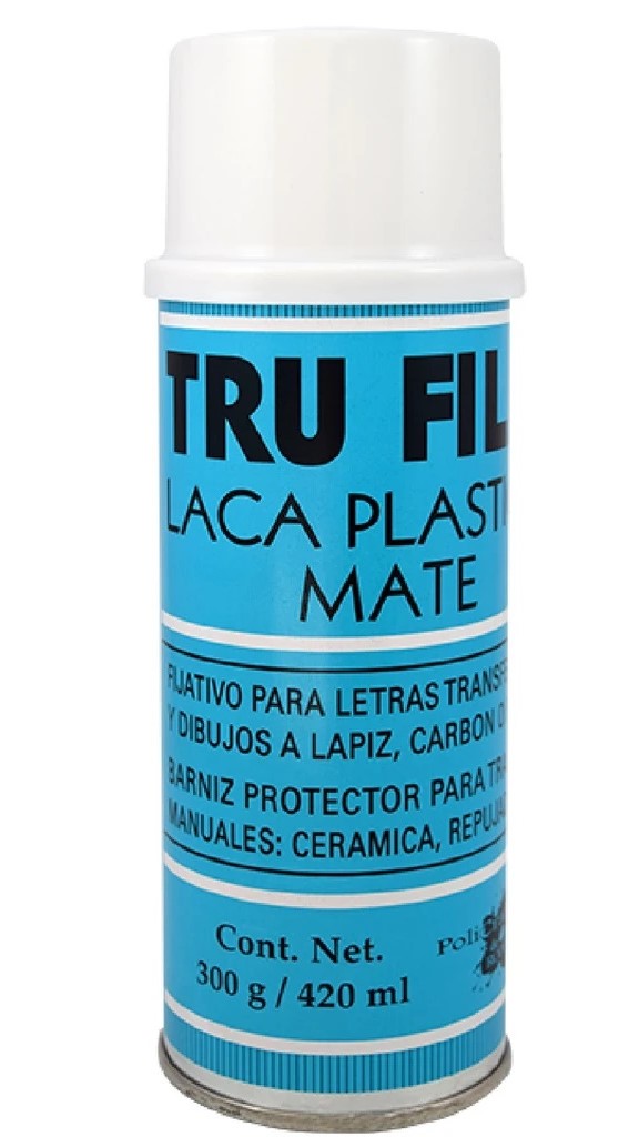 Laca Plástica Mate en Aerosol 300g 420ml PoliCraft® 11815 [Aerosol] 7501139115236