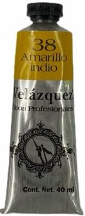 Pintura Oleo Velázquez Amarillo Indio 40ml T-14 Roel® P04001438 Tubo 7501858971441 01