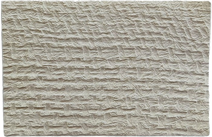 Papel Hecho a ManoTarjeta Yute Perla 7.5×11.5cm La Ceiba® Hoja 01