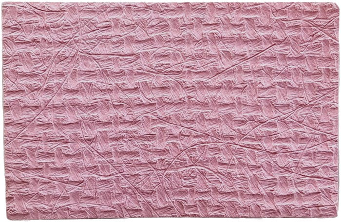Papel Hecho a ManoTarjeta Yute Rosa 7.5×11.5cm La Ceiba® Hoja 01