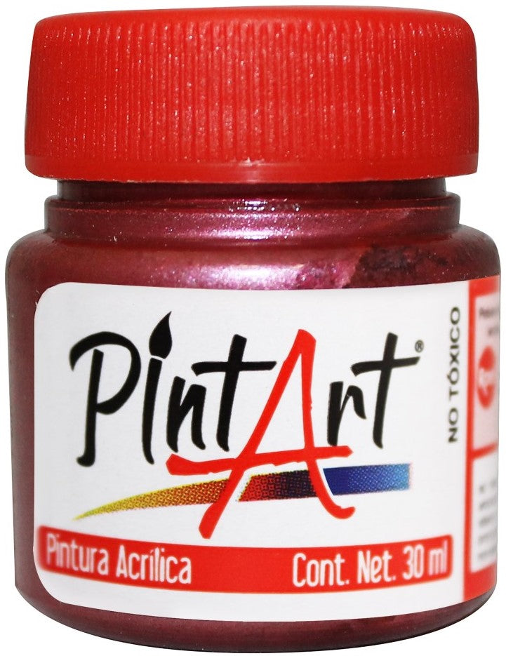 Pintura Acrílica PintArt Fucsia Metálico 30ml #830 PintArt® PPAEP03830 Pieza 7501858964894 01