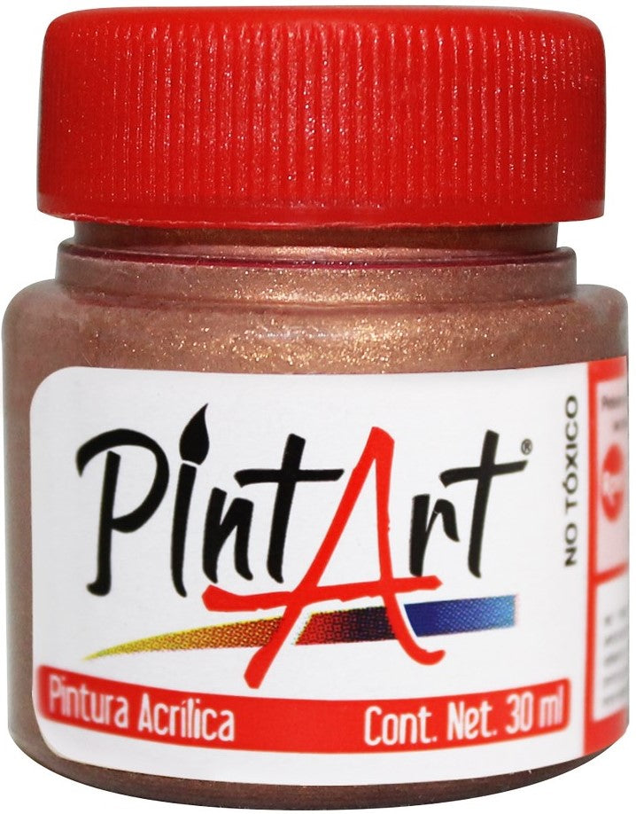 Pintura Acrílica PintArt Cobre Metálico 30ml #823 PintArt® PPAEP03823 Pieza 7501858951429 01